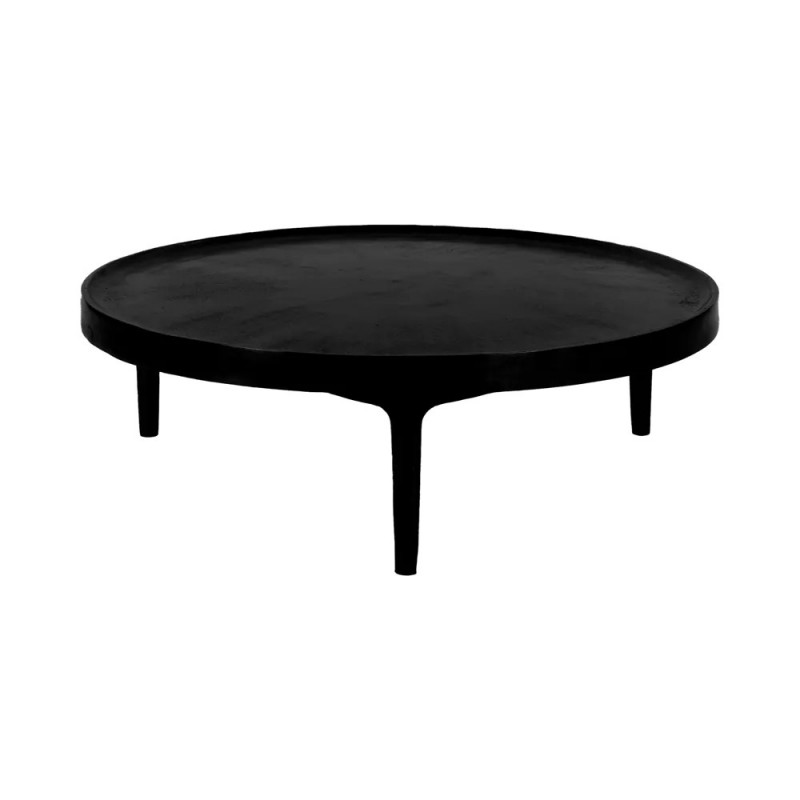 CAFE TABLE BLACK TRP ALU 80 - CAFE, SIDE TABLES